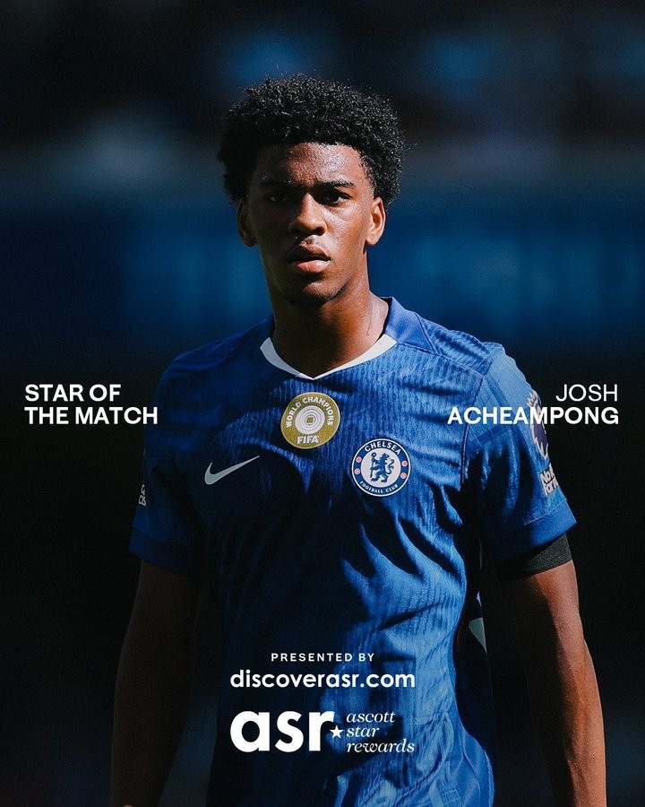 MK体育官网-切尔西官方：阿奇姆彭当选球队0-0水晶宫的队内最佳